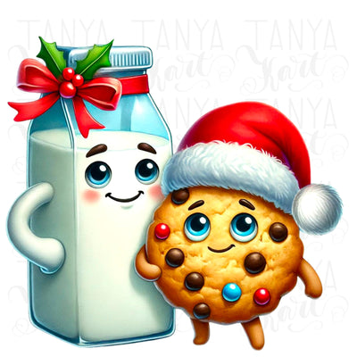 Funny Retro Milk and Cookie Sublimation Design, Best Friends PNG, Cute Food Digital Download for Kids Sublimation Shirts, Retro PNG Art