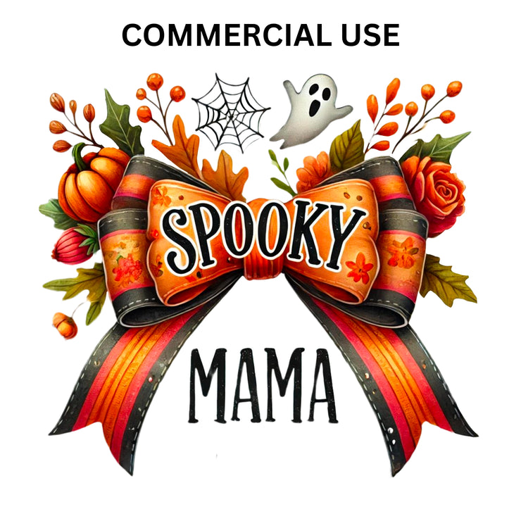 Spooky Mama PNG, Fall Aesthetic Bundle, Halloween, Thanksgiving, Trending Pngs, Coquette & Gothic Designs, Sublimation Pack, Bow, Fall Vibes