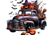 Halloween Clipart | Cat, Truck, Wreath, Lantern, Spider, Bat