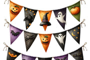 Halloween Clipart | Cat, Truck, Wreath, Lantern, Spider, Bat