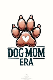 Dog Mama Era Print, PNG Sublimation, Paw Print Sweater Design, Dog Lover Shirts, Funny Dog Quote Digital Download, Digital Craft