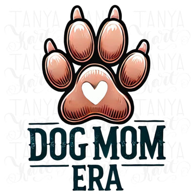 Dog Mama Era Print, PNG Sublimation, Paw Print Sweater Design, Dog Lover Shirts, Funny Dog Quote Digital Download, Digital Craft