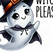 Witch Please, Cute Ghost PNG