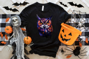 Purple Owl PNG Sublimation Instant Download