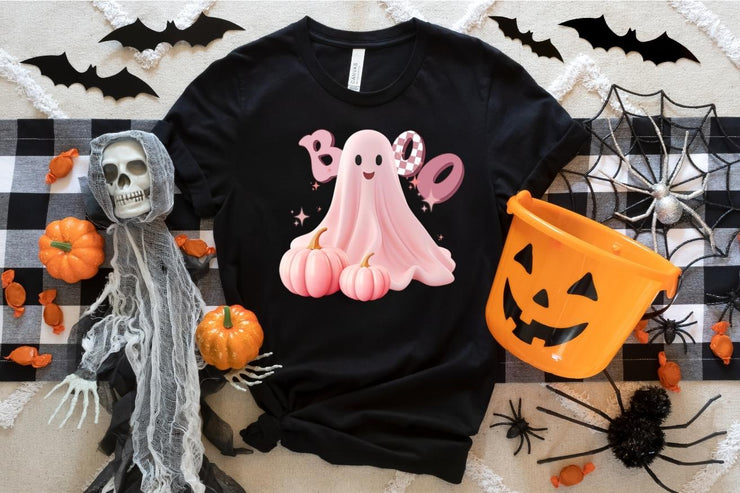 Cute Funny Pink Halloween Ghost Png Design