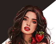 Soft Girl Aesthetic Strawberry Clipart Digital Download