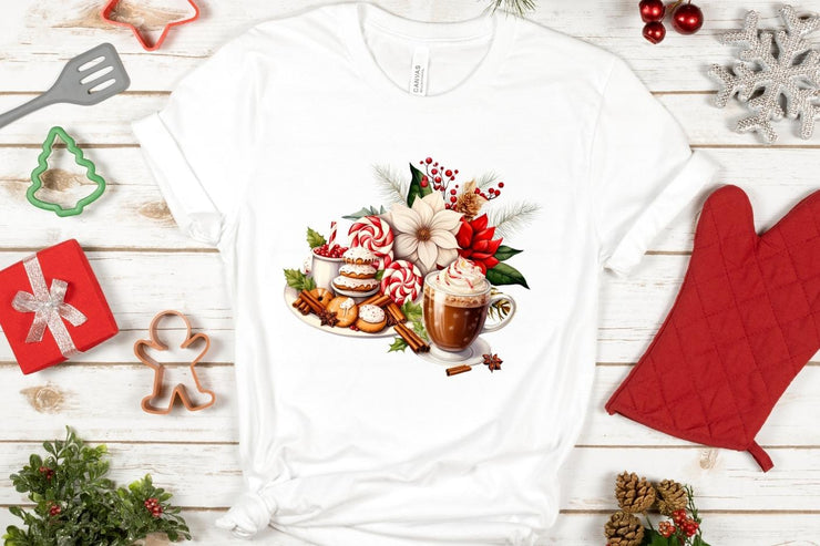 Holiday Christmas Scene PNG for Sublimation Design