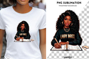 Boss Lady, Birthday Queen, Sublimation Design