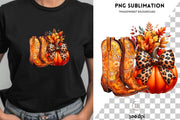 Cowboy Autumn PNG, Sublimation Prints for Fall Crafting and Card Making, Digital Downloads, Fall Shirt, Pumpkin PNG, Transparent