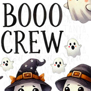 Boo Boo Crew Halloween PNG,  Retro Ghosts Collection, Funny Halloween Sublimation PNG, Card Making, Halloween Transparent Designs