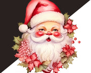 Retro Santa Claus Clipart Bundle