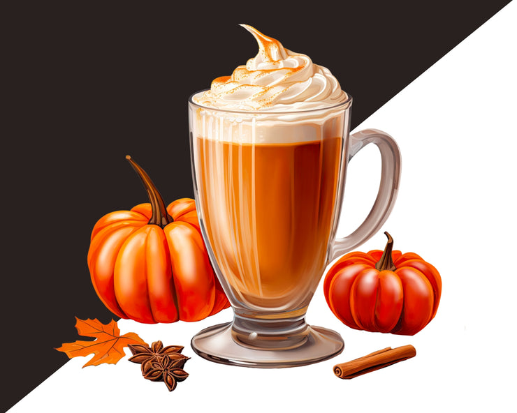 Cozy Autumn Vibes: Warm Drink Clipart