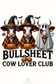 Bullsheet Png, Funny Halloween Cow, Highland Cow Pumpkin & Heifer Sublimation Design, Western Bullsheet Shirt for Spooky Season