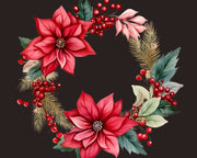 Christmas Floral Clipart Bundle