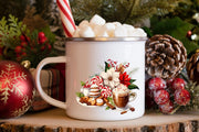 Holiday Christmas Scene PNG for Sublimation Design