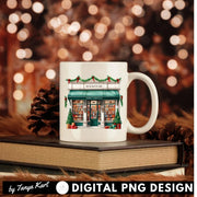 Merry Christmas PNG Green Book Store
