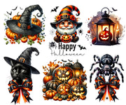 Happy Halloween PNG, Instant Download for Sublimation Design