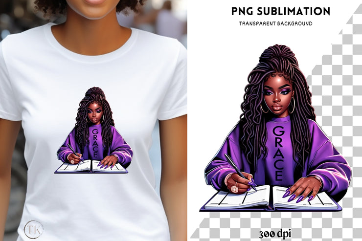 Black Woman PNG Digital Downloads