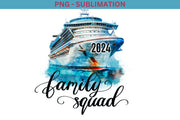 Cruise Squad 2024 Sublimation Design - Digital Download