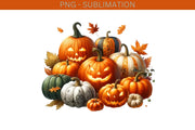 Watercolor Pumpkin, Halloween Design, Sublimation File, Fall Vibes Pumpkin T-Shirt PNG Digital Download, Fall Pumpkin PNG Designs