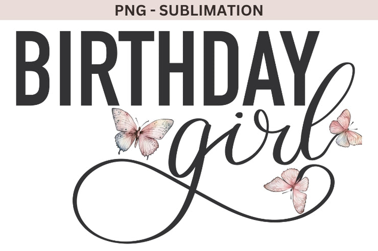 Birthday Girl Png Instant Download