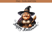 Fat Old Witch PNG Designs, Halloween Printable for Card Making, Crafting Projects, Happy Halloween Sublimation, Witch Sticker, Funny Designs