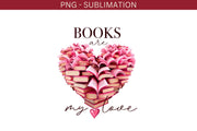 Books Are My Love, Pink Heart