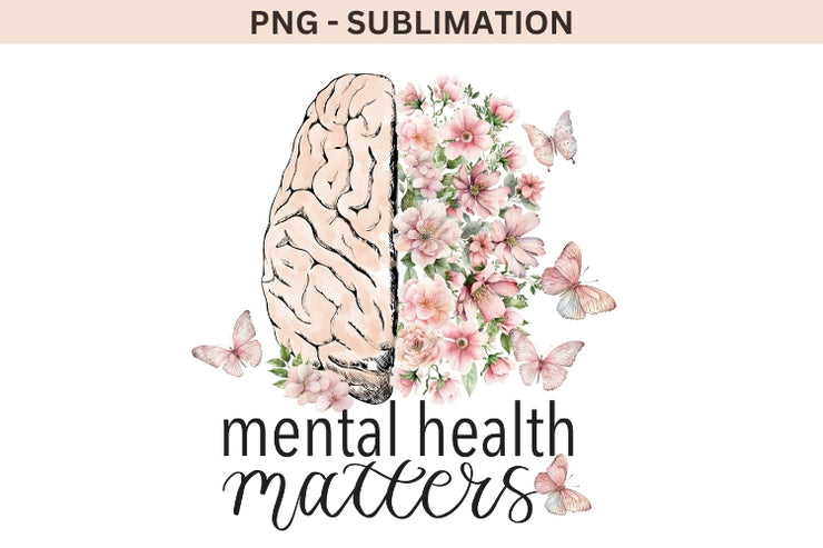 Mental Health Matters Png Instant Download