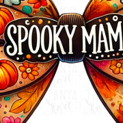 Spooky Mama, Retro Halloween Sublimation PNG Designs, Fall Aesthetic, Thanksgiving, Autumn Sublimation, Coquette Fall, DTF PNG Designs