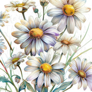 Daisy Floral Digital Downloads, Tshirt Design PNG