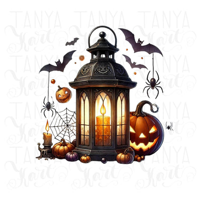 Transparent Halloween Candle Sublimation Print, Spooky Season PNG Digital Download, Spirit Halloween Designs, Spooky Vibes Crafting Files