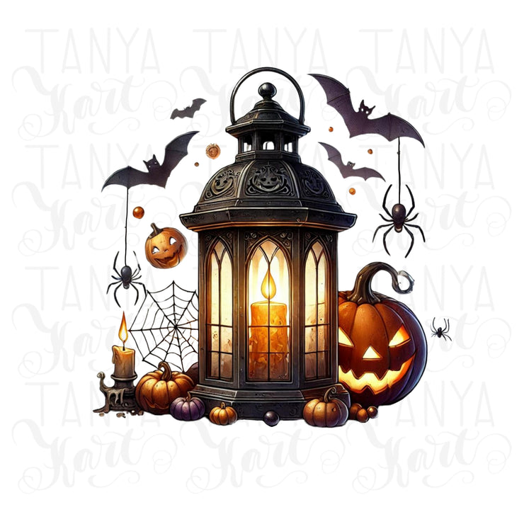 Transparent Halloween Candle Sublimation Print, Spooky Season PNG Digital Download, Spirit Halloween Designs, Spooky Vibes Crafting Files