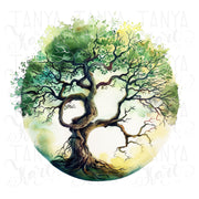 Tree of Life Sublimation Design | Printable Planner Sticker