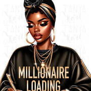 Melanin Millionaire, Girl Boss Planner Icon, Inspirational