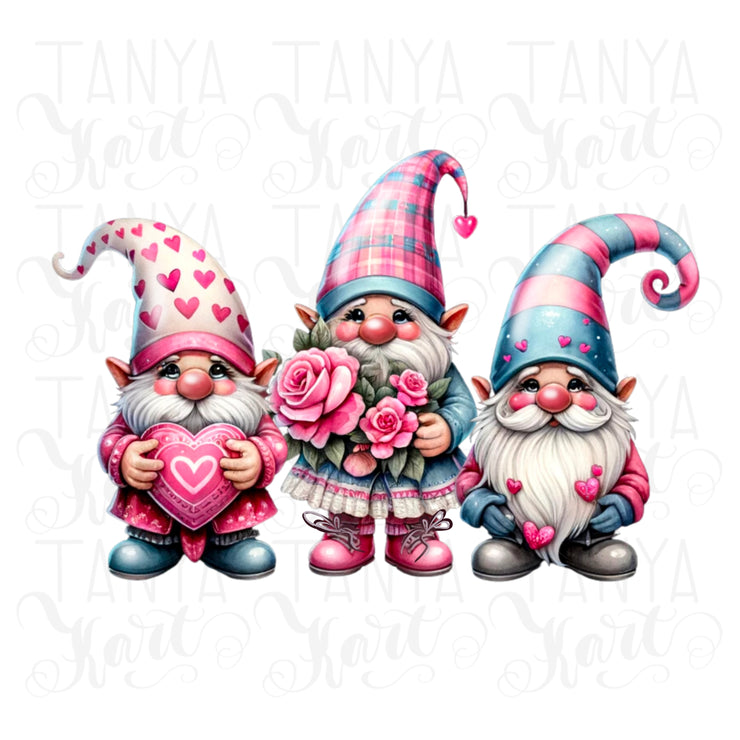 Gnome Sublimation Png, Printable Valentine Graphics