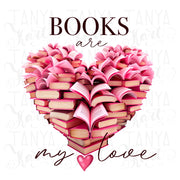 Books Are My Love, Pink Heart