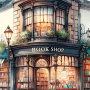 Book Store, Illustrated Posters, Digital Download