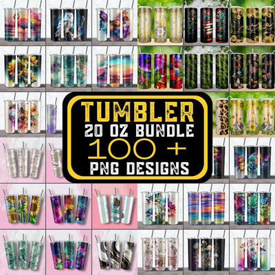20 Oz Tumbler Skinny Wrap Bundle for Commercial Use