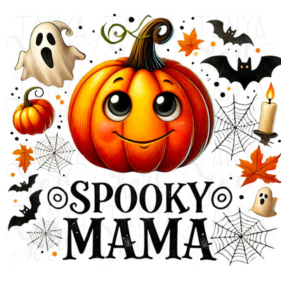 Retro Halloween PNG, Spooky Vibes Shirt Design, Fall Pumpkin Coquette, Spooky Mama, Retro Autumn Theme, Coquette Mama, PNG Fall Design