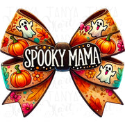 Spooky Mama, Retro Halloween Sublimation PNG Designs, Fall Aesthetic, Thanksgiving, Autumn Sublimation, Coquette Fall, DTF PNG Designs