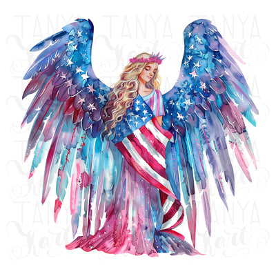 American Mama, Sublimation PNG Shirt Design, 4th of July