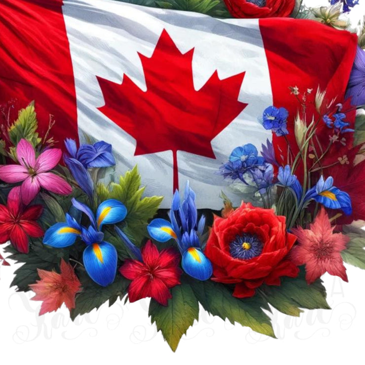 Canadian Flag Sublimation Design