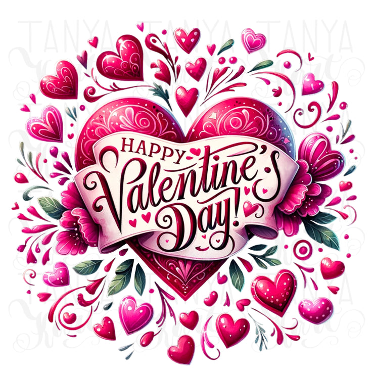 Happy Valentines Day Instant Download for Sublimation Files