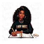 Boss Lady, Birthday Queen, Sublimation Design