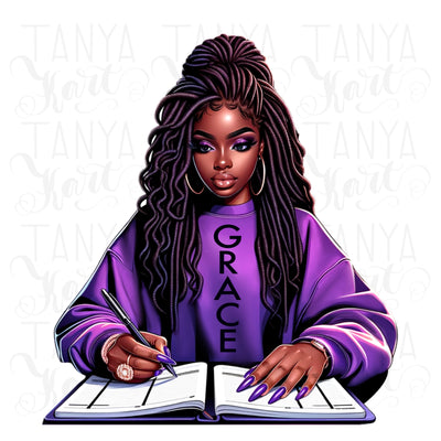 Black Woman PNG Digital Downloads