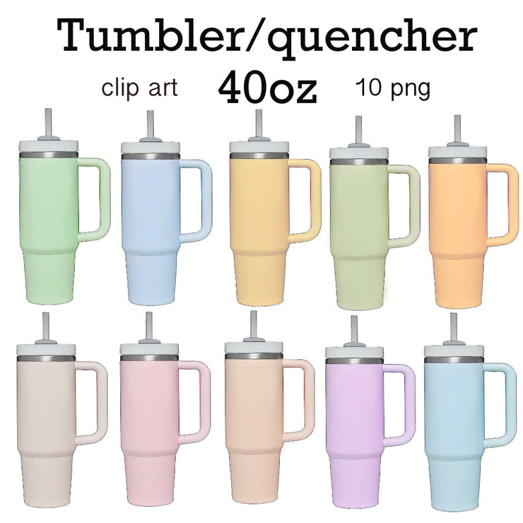 Hand Drawn Cup Clipart Digital Graphics for Commercial Use