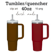 Cup 40 oz Quencher Tumbler PNG Digital Download