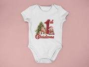 Merry Christmas! My 1st Christmas PNG Digital Download for Newborn Babies