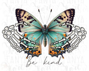 Be Kind Png File - Sublimation Designs - Pink Butterfly