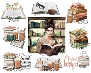 Book Lover Clipart